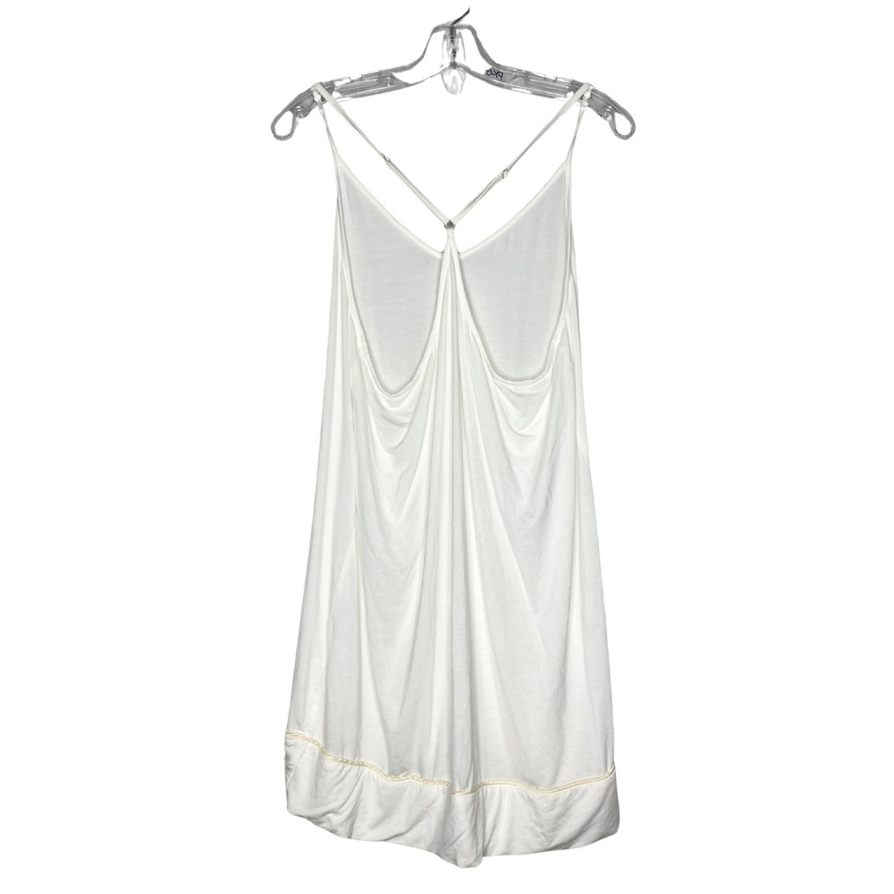 Ekouaer Womens Night Tank Dress Large Cream Adjustable Racerback Strap Sleepwear - Picture 4 of 4